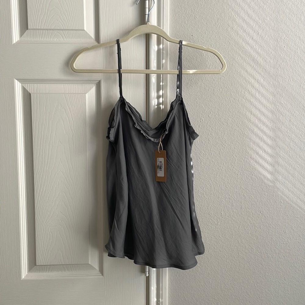 NEW with tags attached. Day Date Silky Tank in Olive Grey.